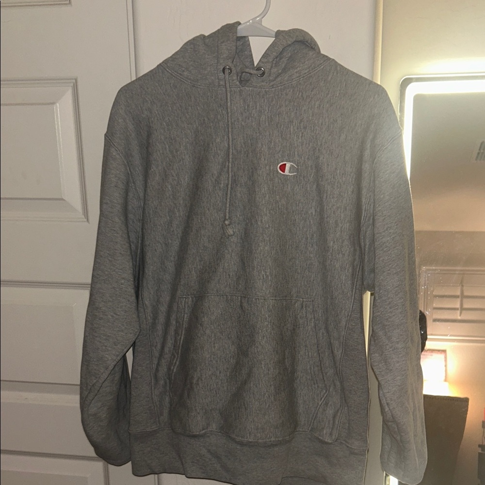 Champion Men's Heather Gray Hoodie